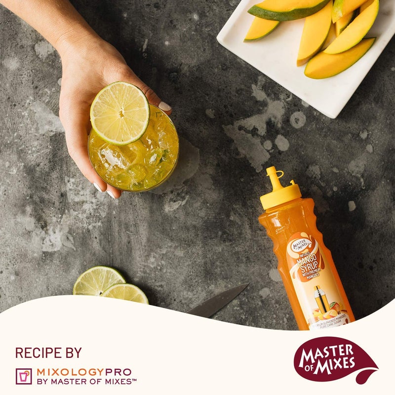 Master of Mixes Cocktail Essentials Infused Mango Syrup, 375 ML Bottle (12.7 Fl Oz) - Image 3